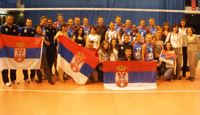 Seniorke Srbije sa navijačima u Šefildu